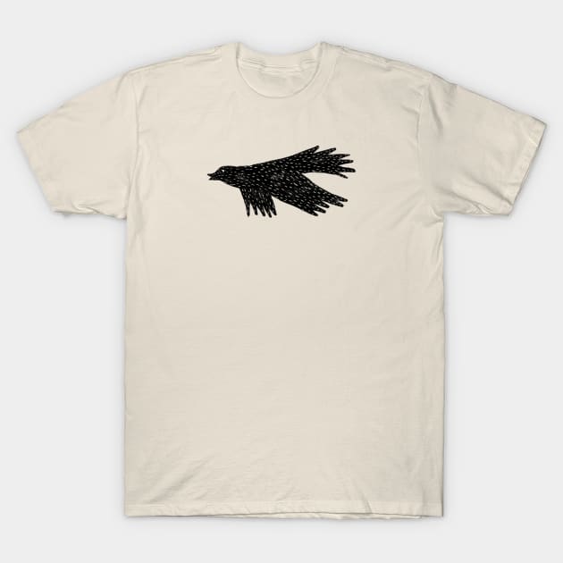 Crow T-Shirt by SpringBird